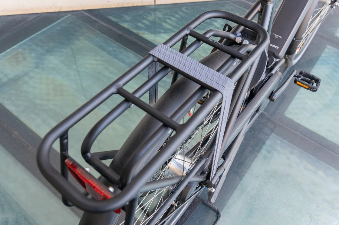 Rower elektryczny Batavus Quip Extra Cargo Bosch Męski Black Mat