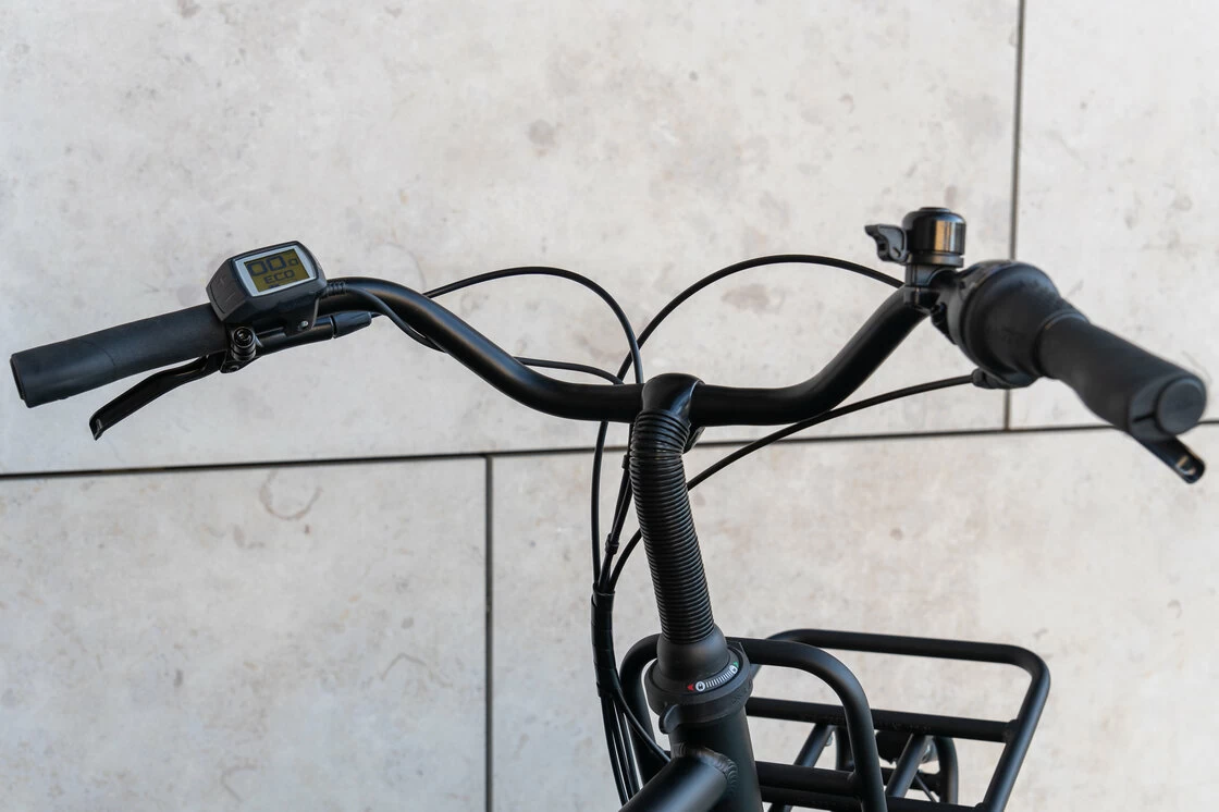 Rower elektryczny Batavus Quip Extra Cargo Bosch Męski Black Mat
