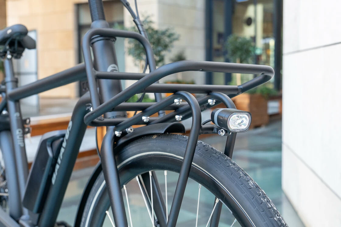 Rower elektryczny Batavus Quip Extra Cargo Bosch Męski Black Mat