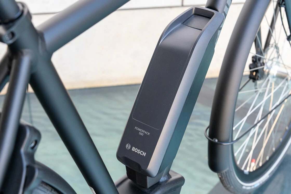 Rower elektryczny Batavus Quip Extra Cargo Bosch Męski Black Mat