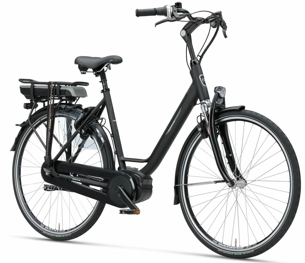 Rower elektryczny Batavus Wayz E-go Bosch Active Plus  Czarny Mat 53