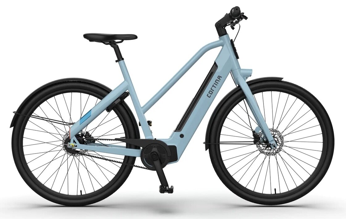 Rower elektryczny Cortina E-Blau Unisex Evening Gray
