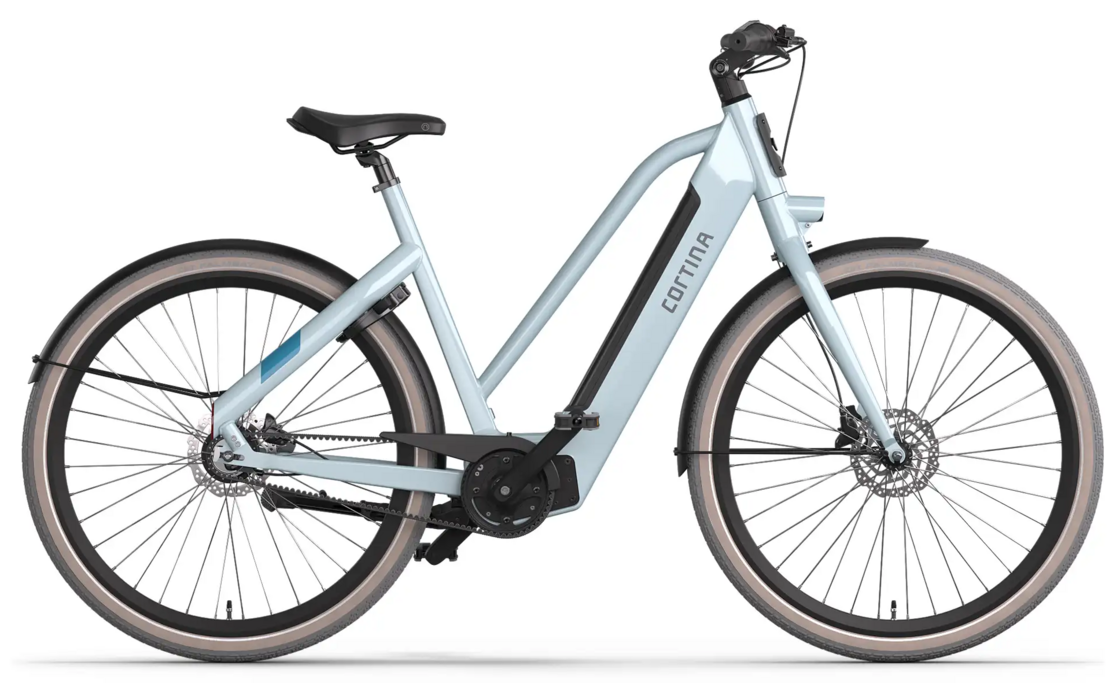 Rower elektryczny Cortina E-Blau Unisex Evening Gray