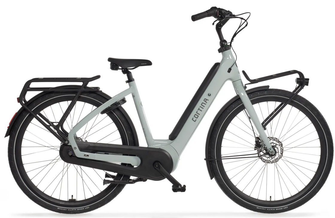 Rower elektryczny Cortina E-Common Bosch Smart Sea Grass