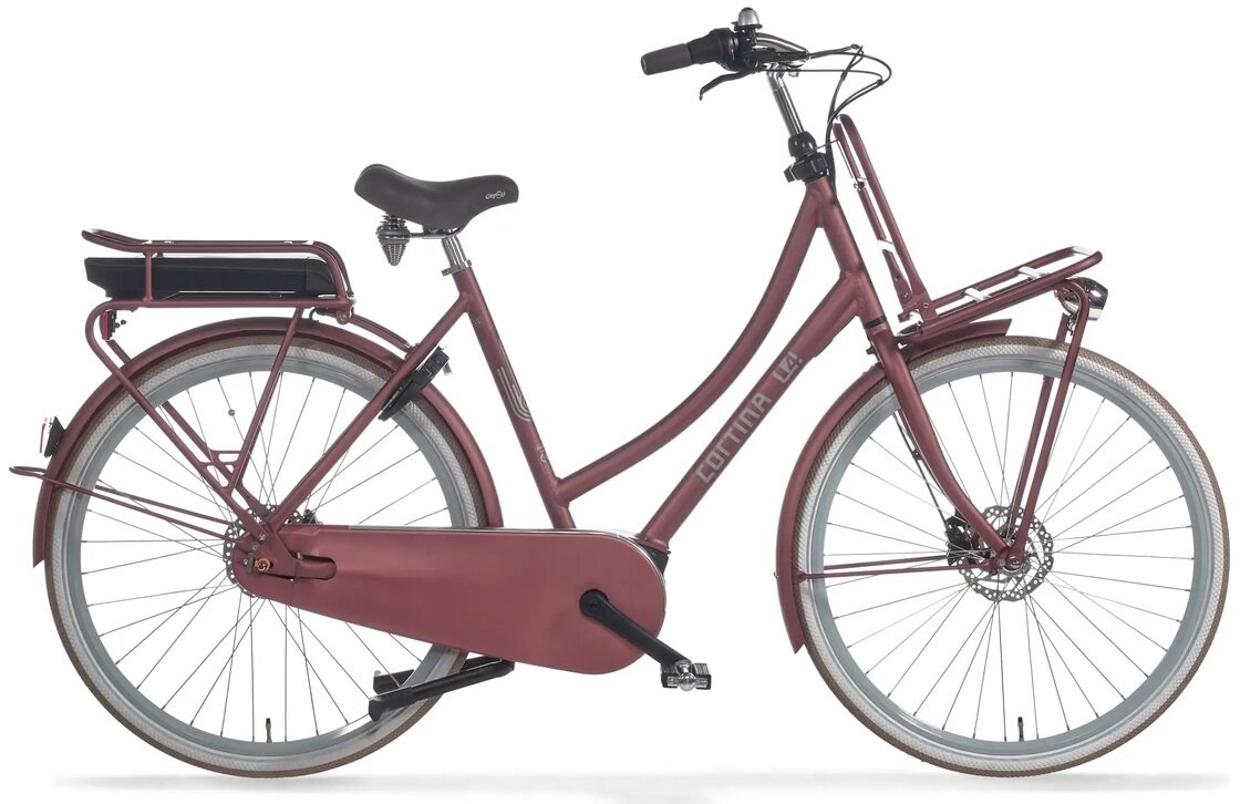 Rower elektryczny Cortina E-U4 Fashion Transport Bosch Rose Mat