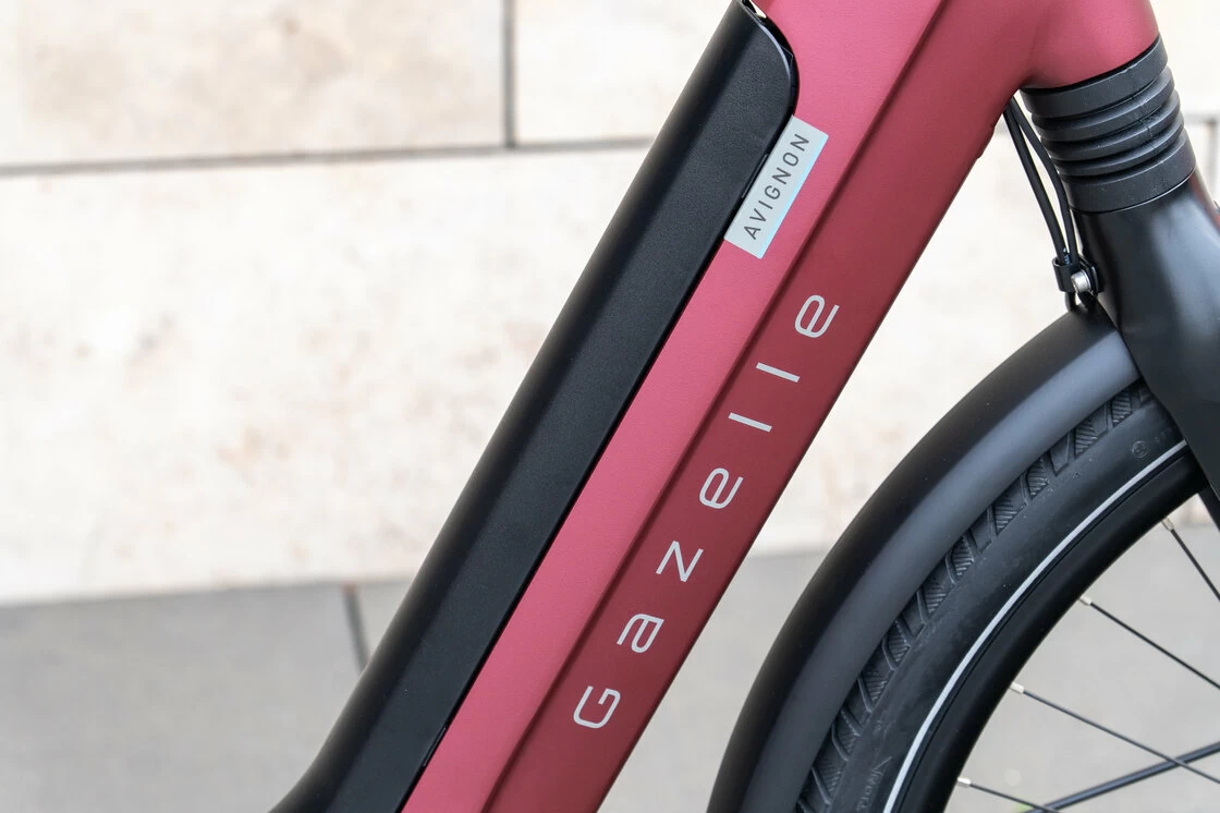 Rower elektryczny Gazelle Avignon C8 HMB  Bosch Coral Red Mat 61