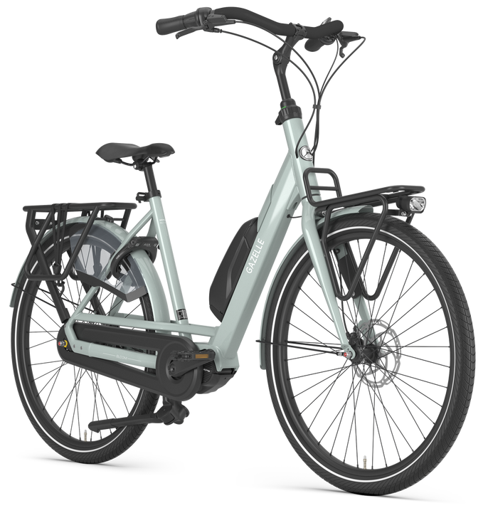 Rower elektryczny Gazelle Bloom C7 Shimano Steps Light Olive