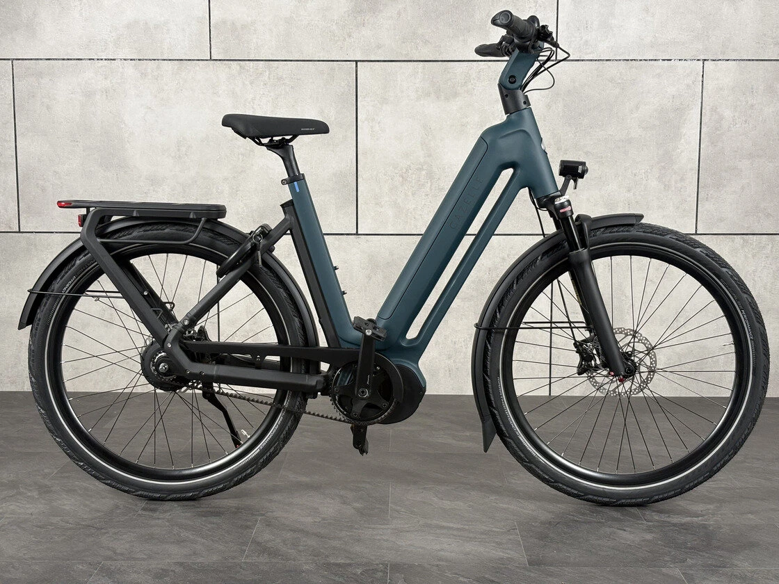 Rower elektryczny Gazelle Eclipse T11 SUV Thyme Green Mat