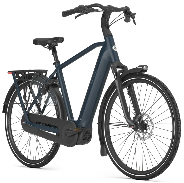 Rower elektryczny Gazelle Grenoble C8 MY7 Męski Between Blue Mat