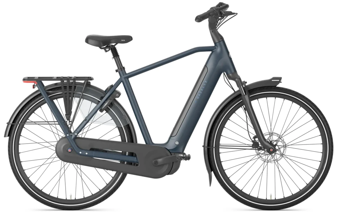 Rower elektryczny Gazelle Grenoble C8 MY7 Męski Between Blue Mat