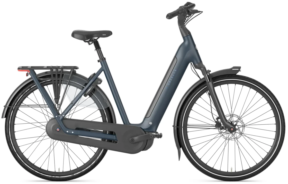 Rower elektryczny Gazelle Grenoble C8 MY7 Unisex Between Blue Mat
