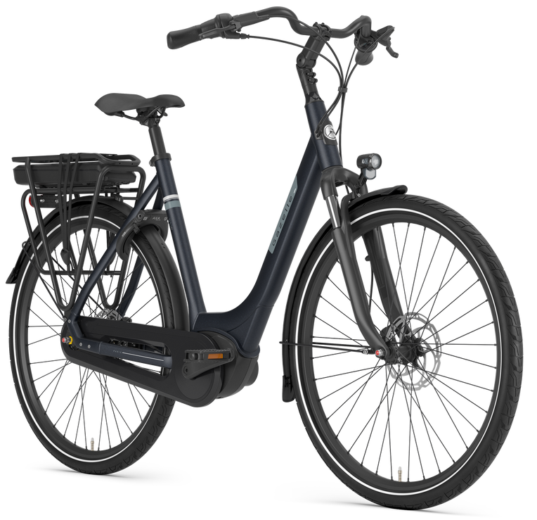 Rower elektryczny Gazelle Paris C7 Bosch Smart Graphite Blue Mat