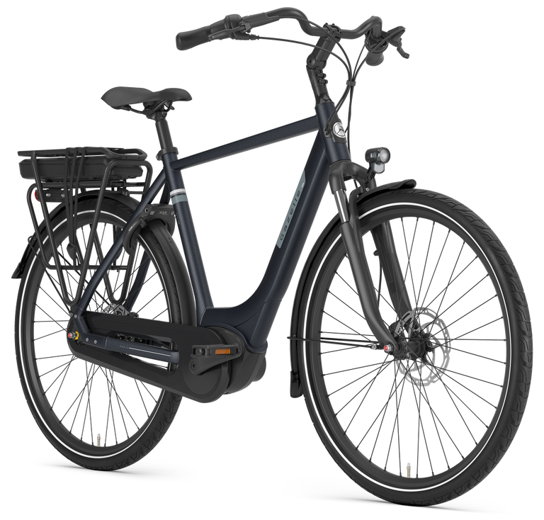 Rower elektryczny Gazelle Paris C7 Bosch Smart Męski Graphite Blue Mat