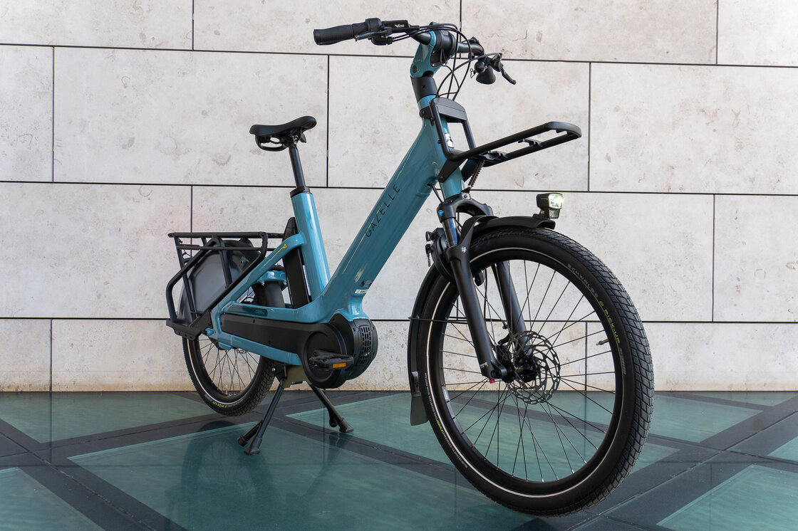 Rower elektryczny longtail Gazelle Cabby C380 Bosch Denim Blue