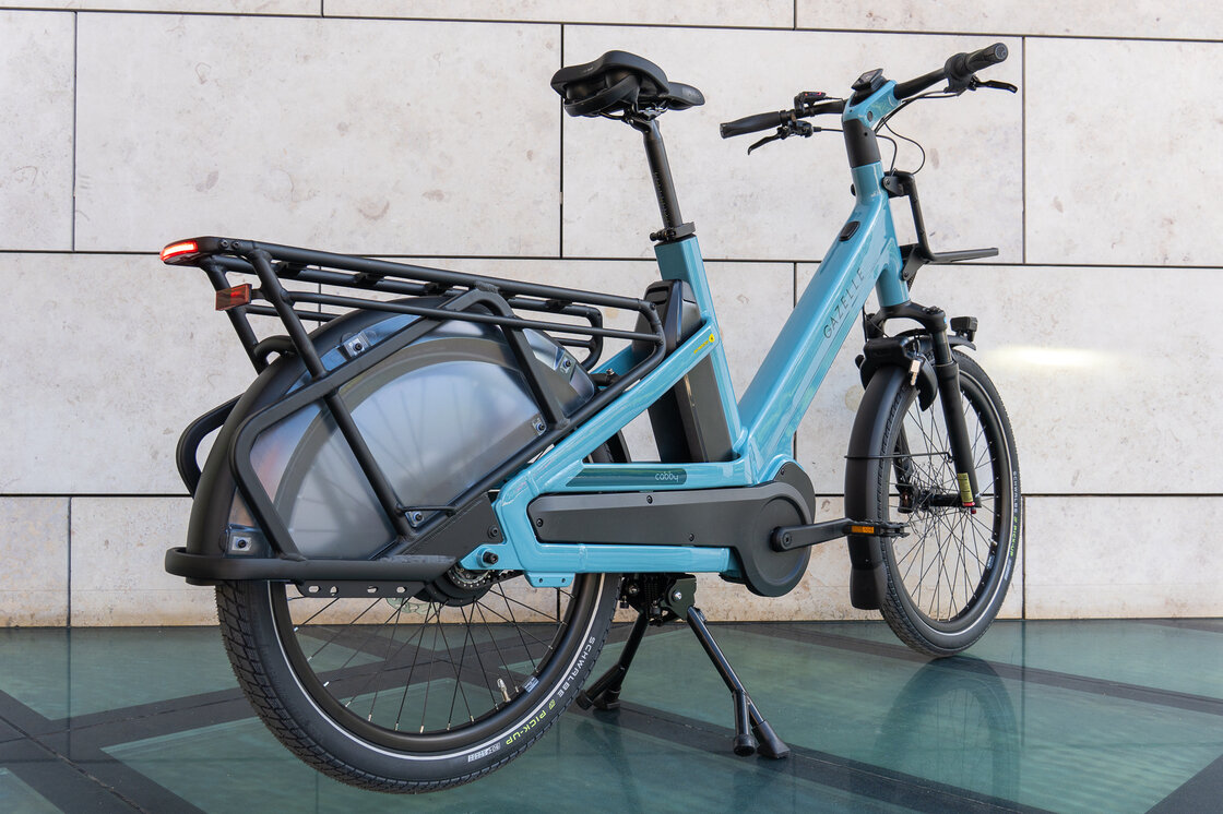 Rower elektryczny longtail Gazelle Cabby C380 Bosch Denim Blue