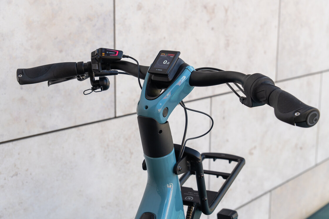 Rower elektryczny longtail Gazelle Cabby C380 Bosch Denim Blue