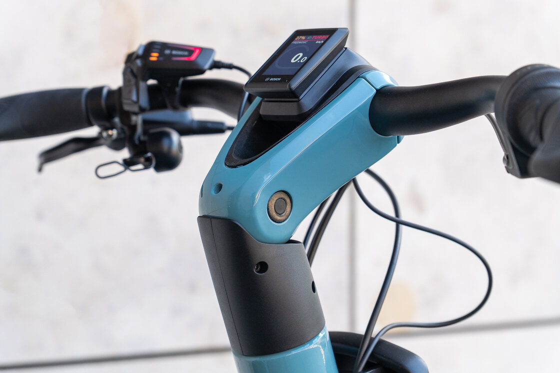 Rower elektryczny longtail Gazelle Cabby C380 Bosch Denim Blue
