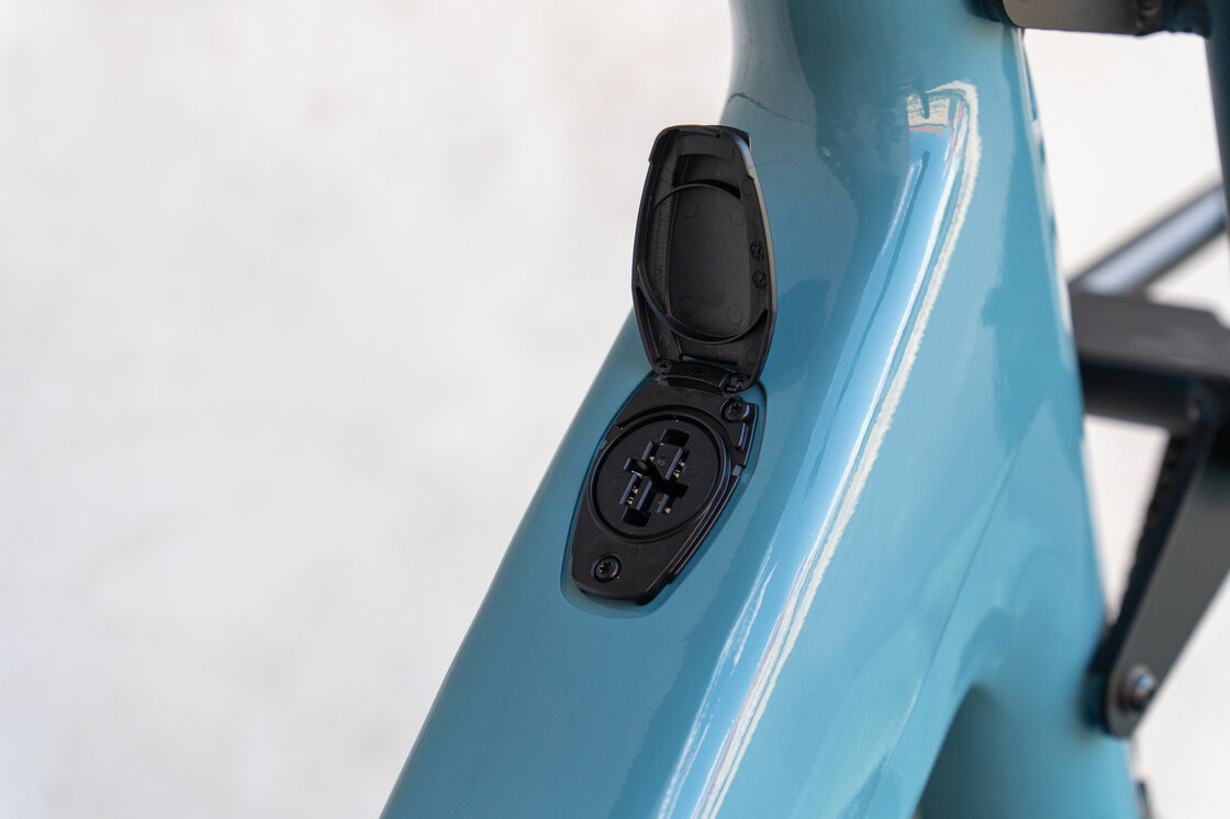 Rower elektryczny longtail Gazelle Cabby C380 Bosch Denim Blue