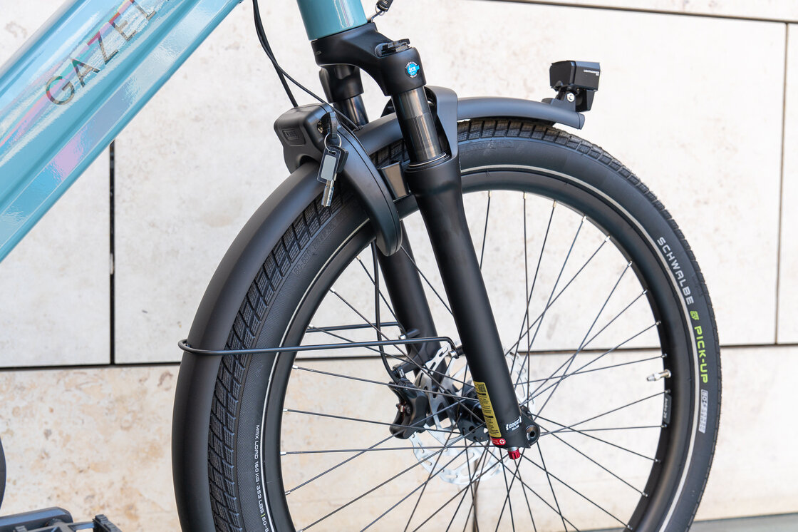 Rower elektryczny longtail Gazelle Cabby C380 Bosch Denim Blue