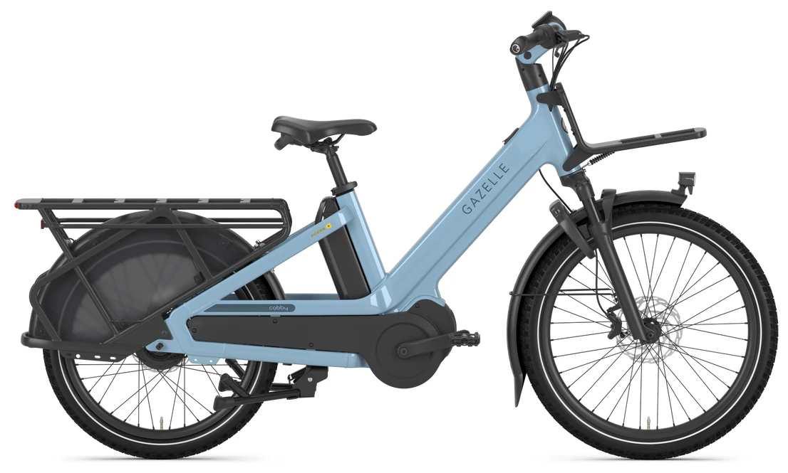 Rower elektryczny longtail Gazelle Cabby C380 Bosch Denim Blue 55