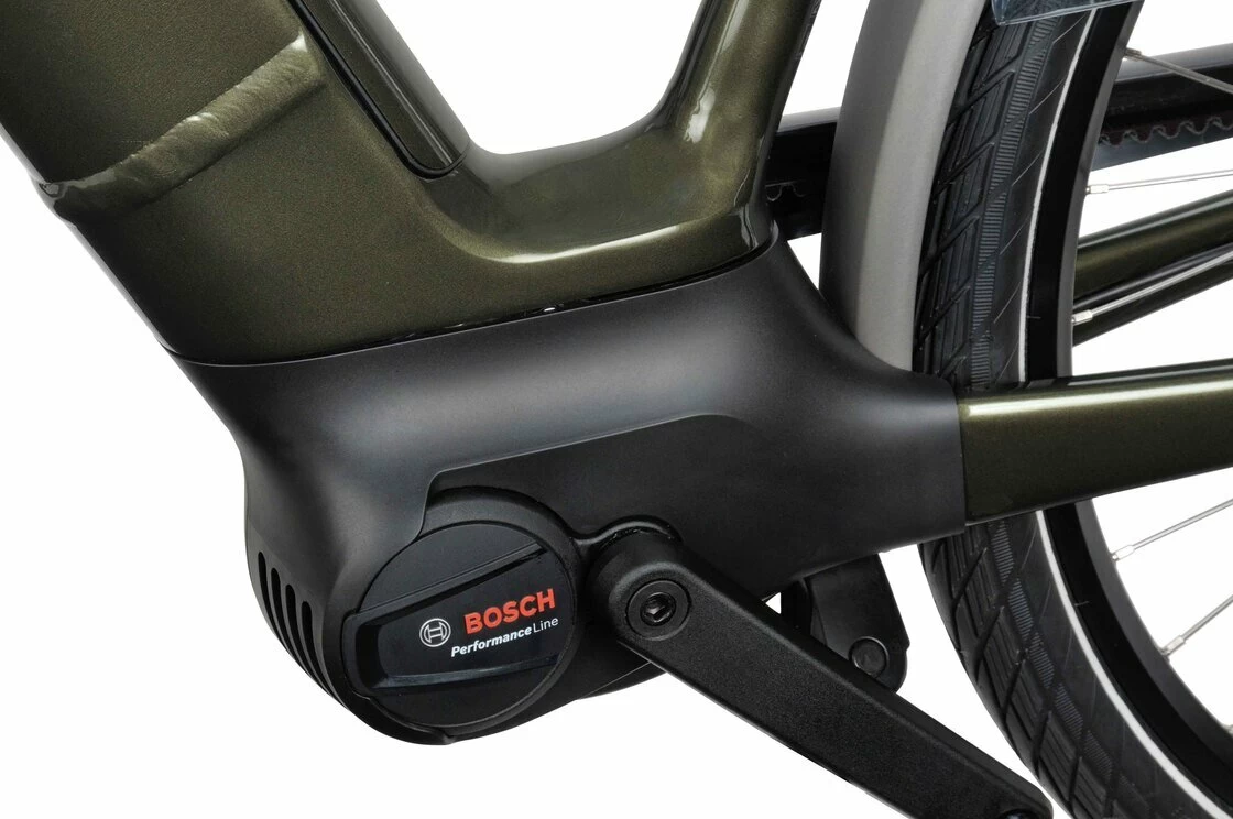 Rower elektryczny na pasku Batavus Finez E-go Power Exclusive Plus Smart Enviolo Bosch Green