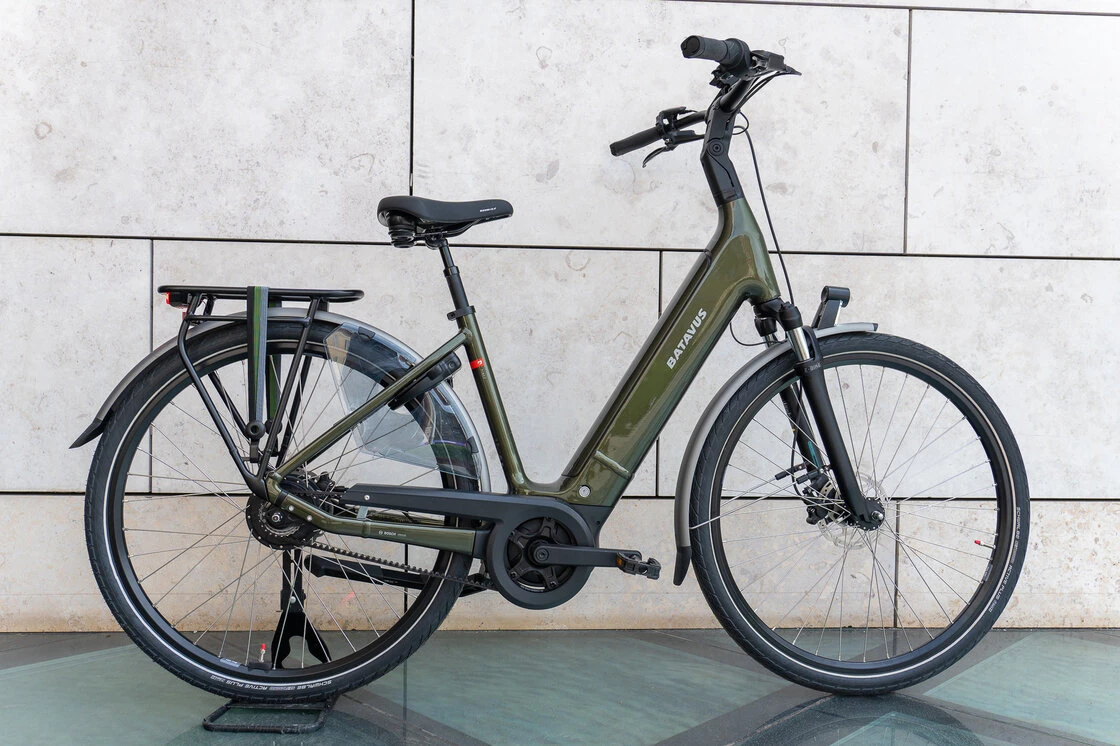 Rower elektryczny na pasku Batavus Finez E-go Power Exclusive Plus Smart Enviolo Bosch Green 53