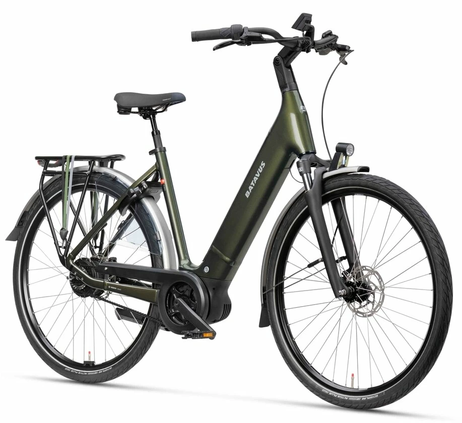 Rower elektryczny na pasku Batavus Finez E-go Power Exclusive Plus Smart Enviolo Bosch Green 57