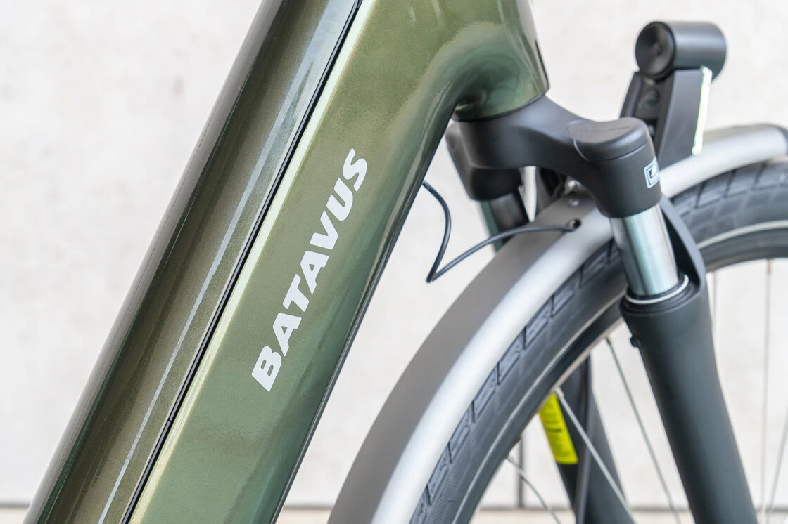 Rower elektryczny na pasku Batavus Finez E-go Power Exclusive Plus Smart Enviolo Bosch Męski Green 61