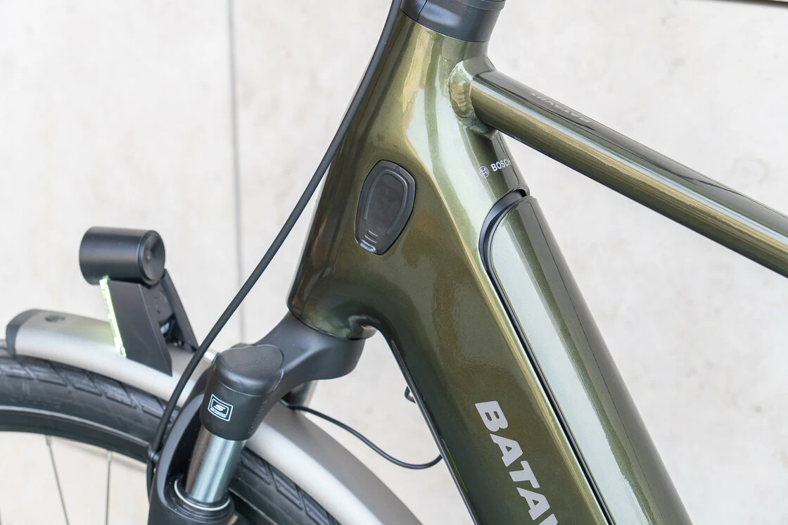 Rower elektryczny na pasku Batavus Finez E-go Power Exclusive Plus Smart Enviolo Bosch Męski Green 61