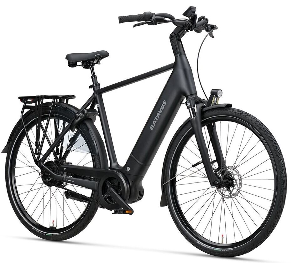 Rower elektryczny na pasku Batavus Finez E-go Power Exclusive Plus Smart Enviolo Bosch Męski Volcano Black Mat