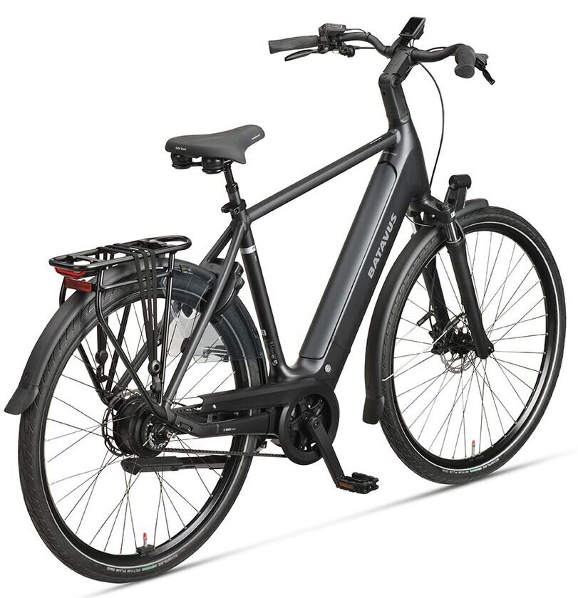 Rower elektryczny na pasku Batavus Finez E-go Power Exclusive Plus Smart Enviolo Bosch Męski Volcano Black Mat