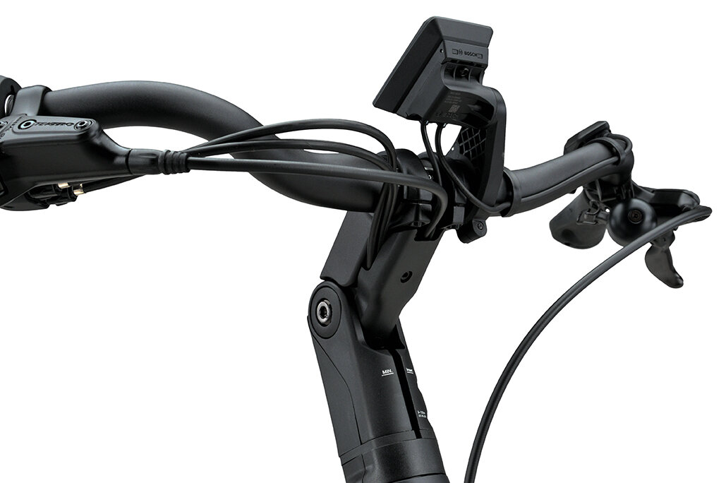 Rower elektryczny na pasku Batavus Finez E-go Power Exclusive Plus Smart Enviolo Bosch Unisex Steel Blue Mat