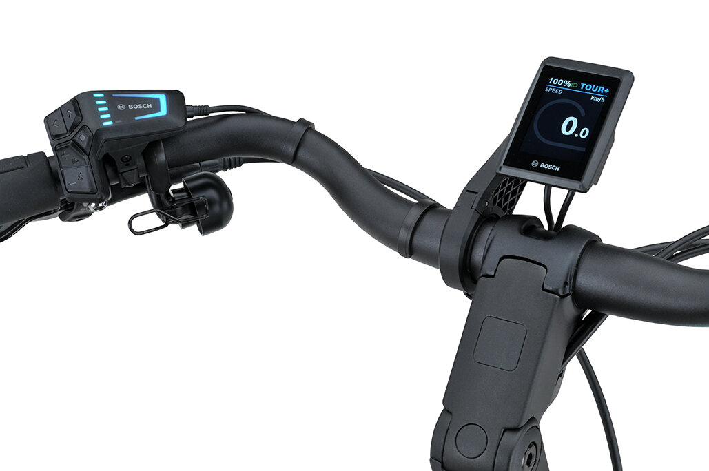 Rower elektryczny na pasku Batavus Finez E-go Power Exclusive Plus Smart Enviolo Bosch Unisex Volcano Black Mat