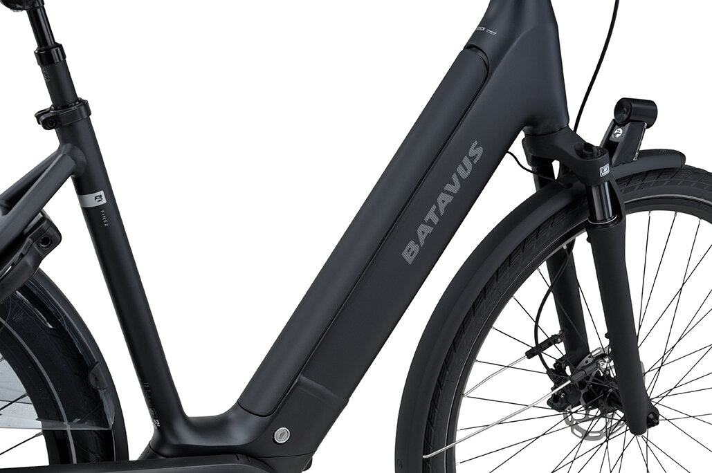 Rower elektryczny na pasku Batavus Finez E-go Power Exclusive Plus Smart Enviolo Bosch Unisex Volcano Black Mat