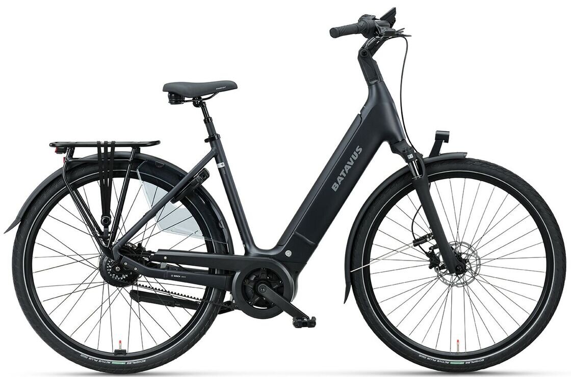 Rower elektryczny na pasku Batavus Finez E-go Power Exclusive Plus Smart Enviolo Bosch Unisex Volcano Black Mat