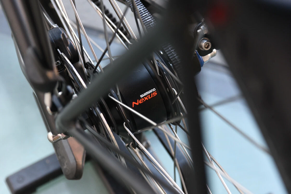 Rower elektryczny na pasku Batavus Finez Power Exclusive 625Wh (ham. w pedałach)  Męski Czarny Mat