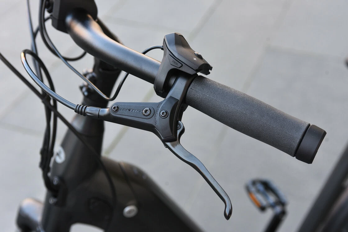 Rower elektryczny na pasku Batavus Finez Power Exclusive 625Wh (ham. w pedałach)  Męski Czarny Mat