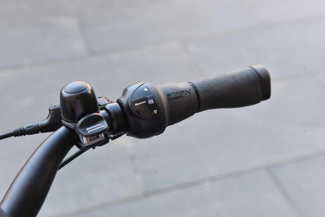 Rower elektryczny na pasku Batavus Finez Power Exclusive 625Wh (ham. w pedałach)  Męski Czarny Mat