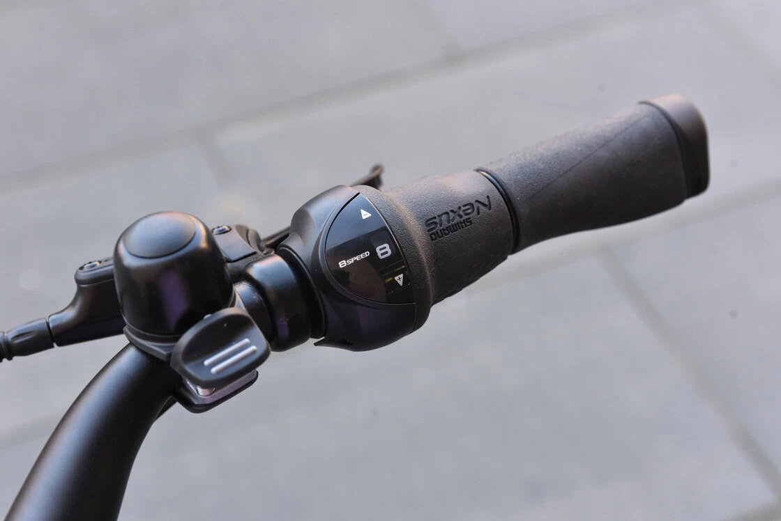 Rower elektryczny na pasku Batavus Finez Power Exclusive 625Wh (ham. w pedałach)  Męski Czarny Mat