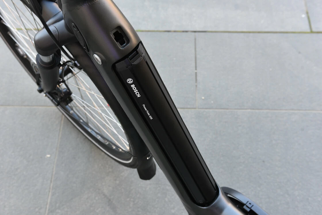 Rower elektryczny na pasku Batavus Finez Power Exclusive 625Wh (ham. w pedałach)  Męski Czarny Mat