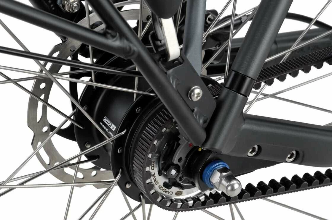 Rower elektryczny na pasku Batavus Finez Power Exclusive Bosch Męski Black Smoke Mat