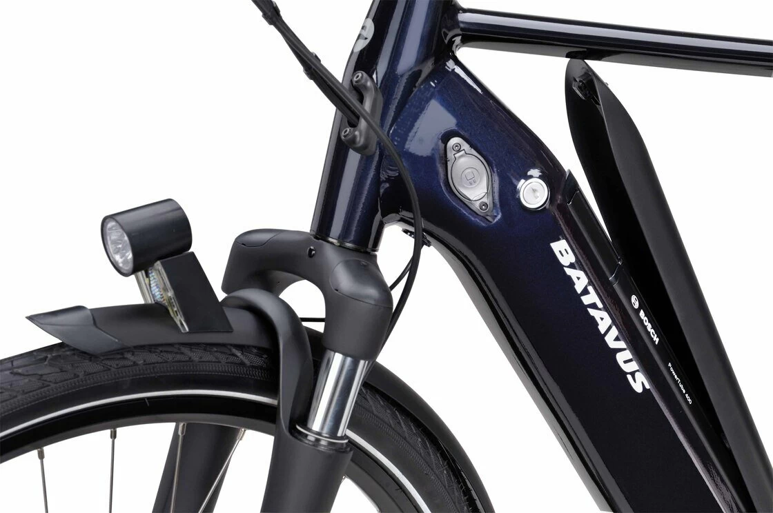 Rower elektryczny na pasku Batavus Finez Power Sport Bosch Męski Granatowy