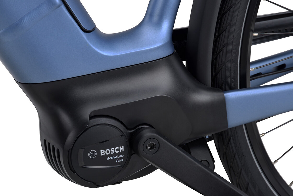 Rower elektryczny na pasku Batavus Finez PT Exclusive Bosch Unisex Steel Blue Mat