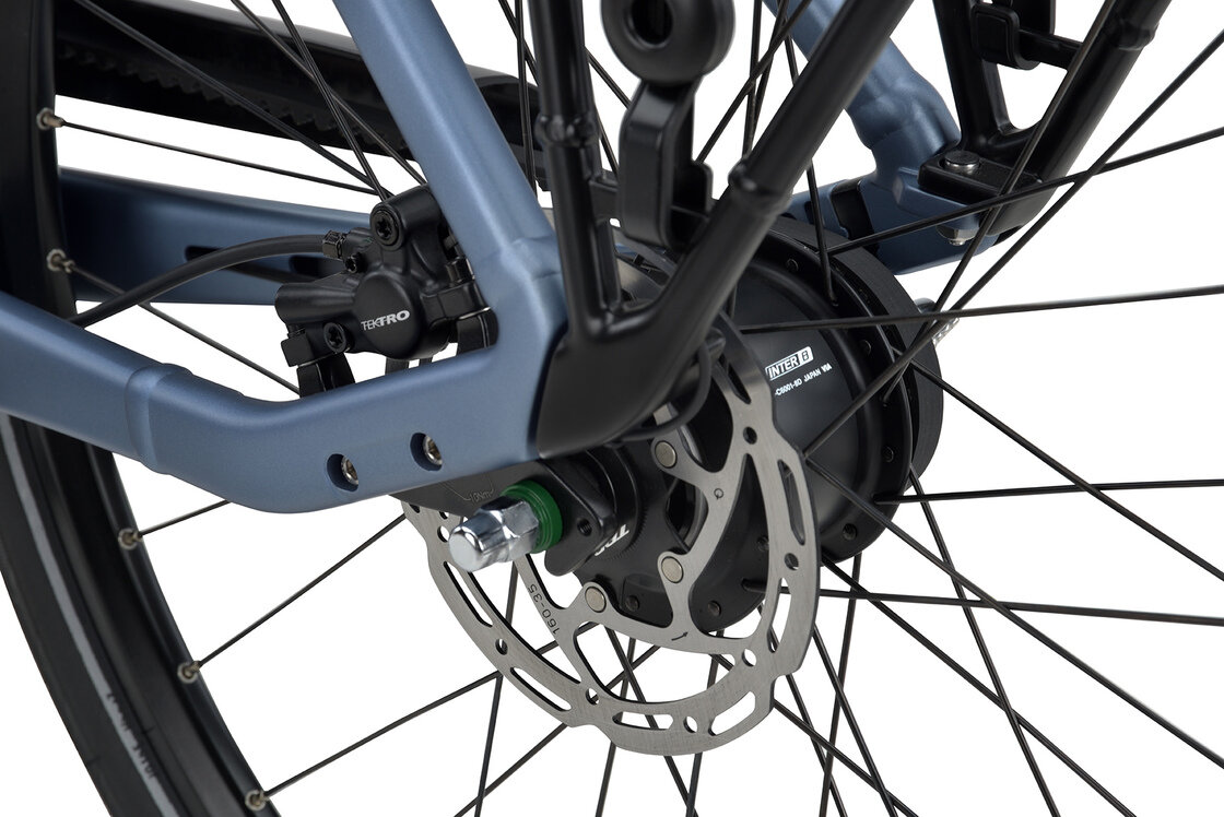 Rower elektryczny na pasku Batavus Finez PT Exclusive Bosch Unisex Steel Blue Mat