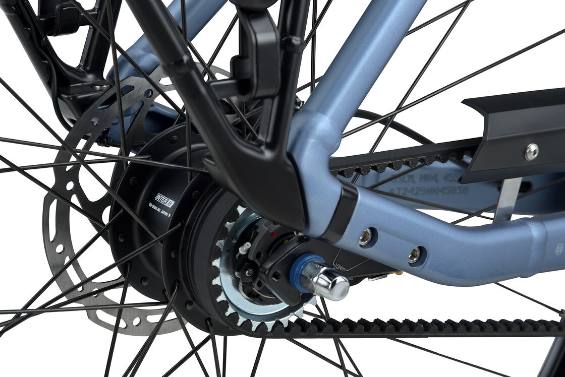 Rower elektryczny na pasku Batavus Finez PT Exclusive Bosch Unisex Steel Blue Mat