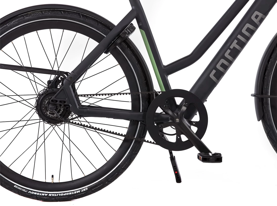 Rower elektryczny na pasku Cortina E-Lett Graphite Black Mat 57
