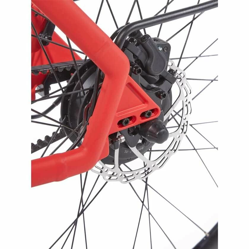 Rower elektryczny na pasku Cortina E-Lett Męski Traffic Red Mat 61