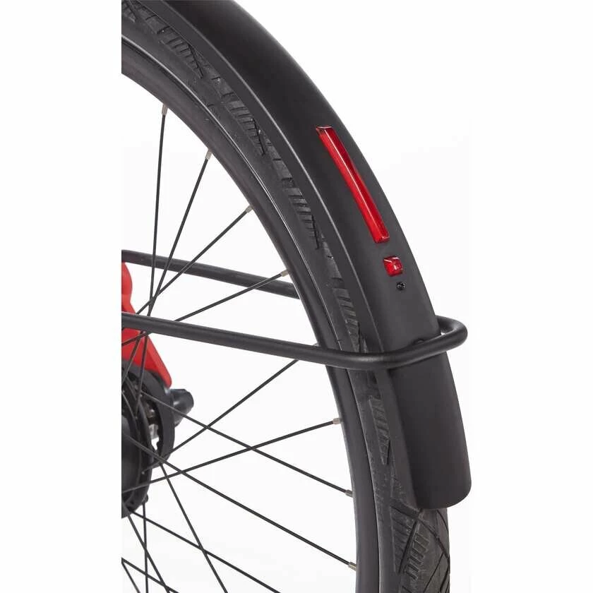 Rower elektryczny na pasku Cortina E-Lett Męski Traffic Red Mat 61
