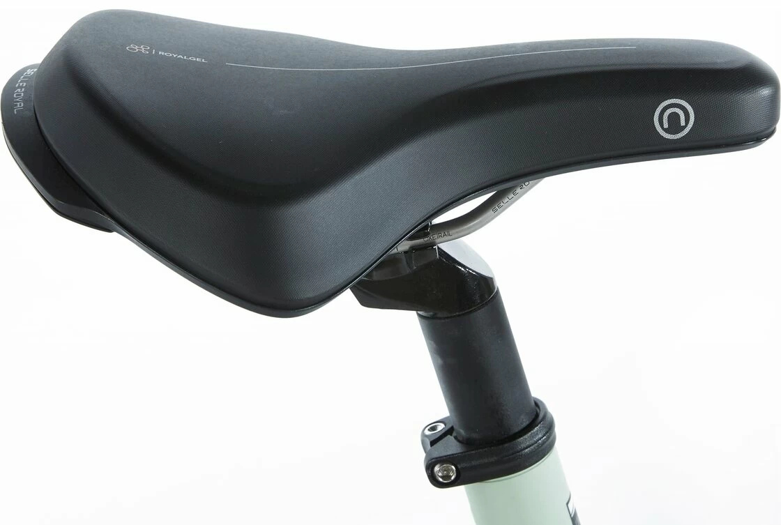 Rower elektryczny na pasku Cortina E-Lett Pastel Green Mat