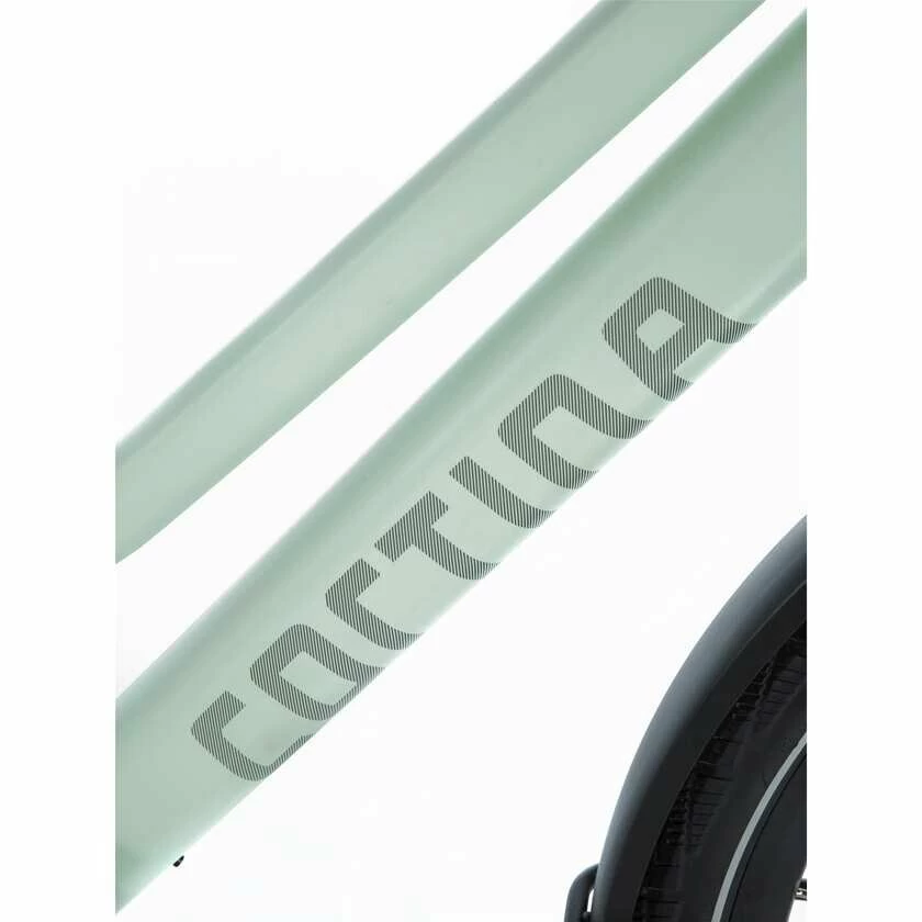 Rower elektryczny na pasku Cortina E-Lett Pastel Green Mat